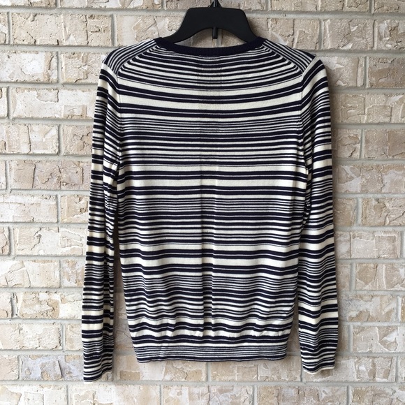 Gap Extra Fine Merino Wool Striped Sweater Small - Picture 6 of 8